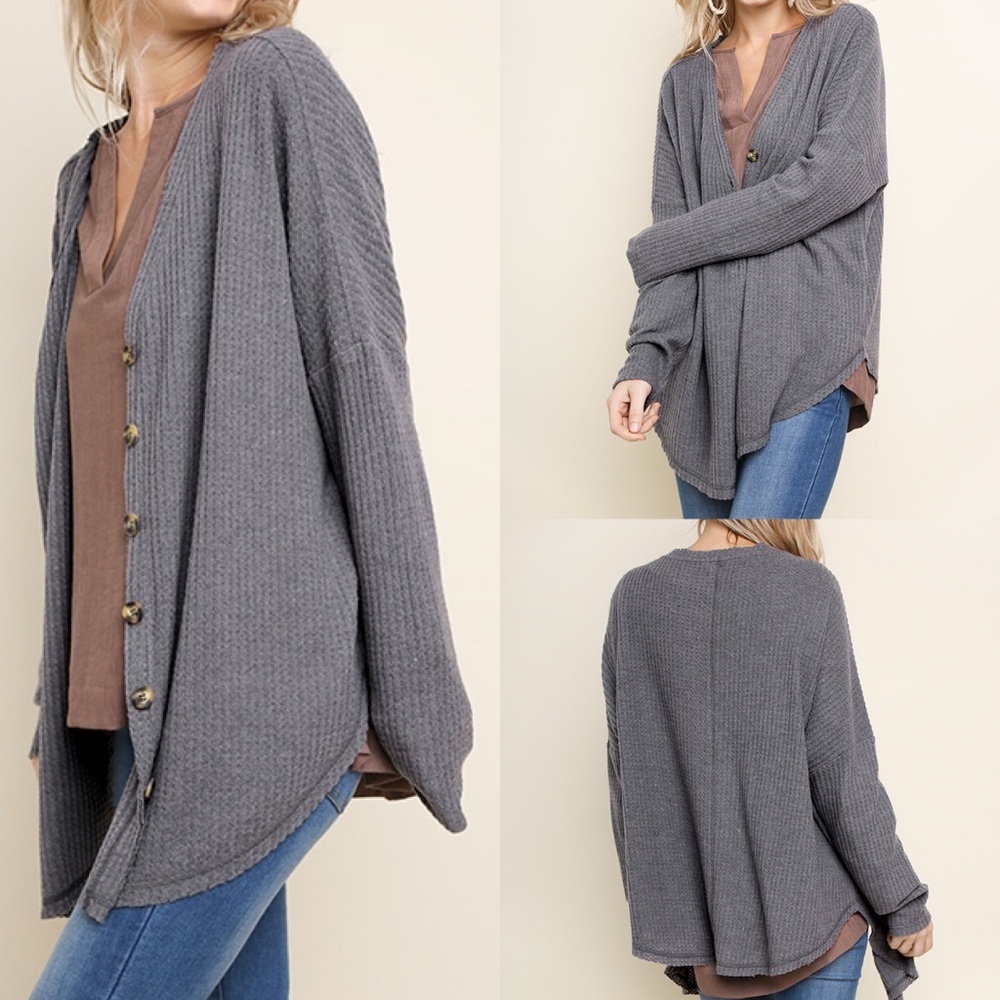Rugged Grey Cardi